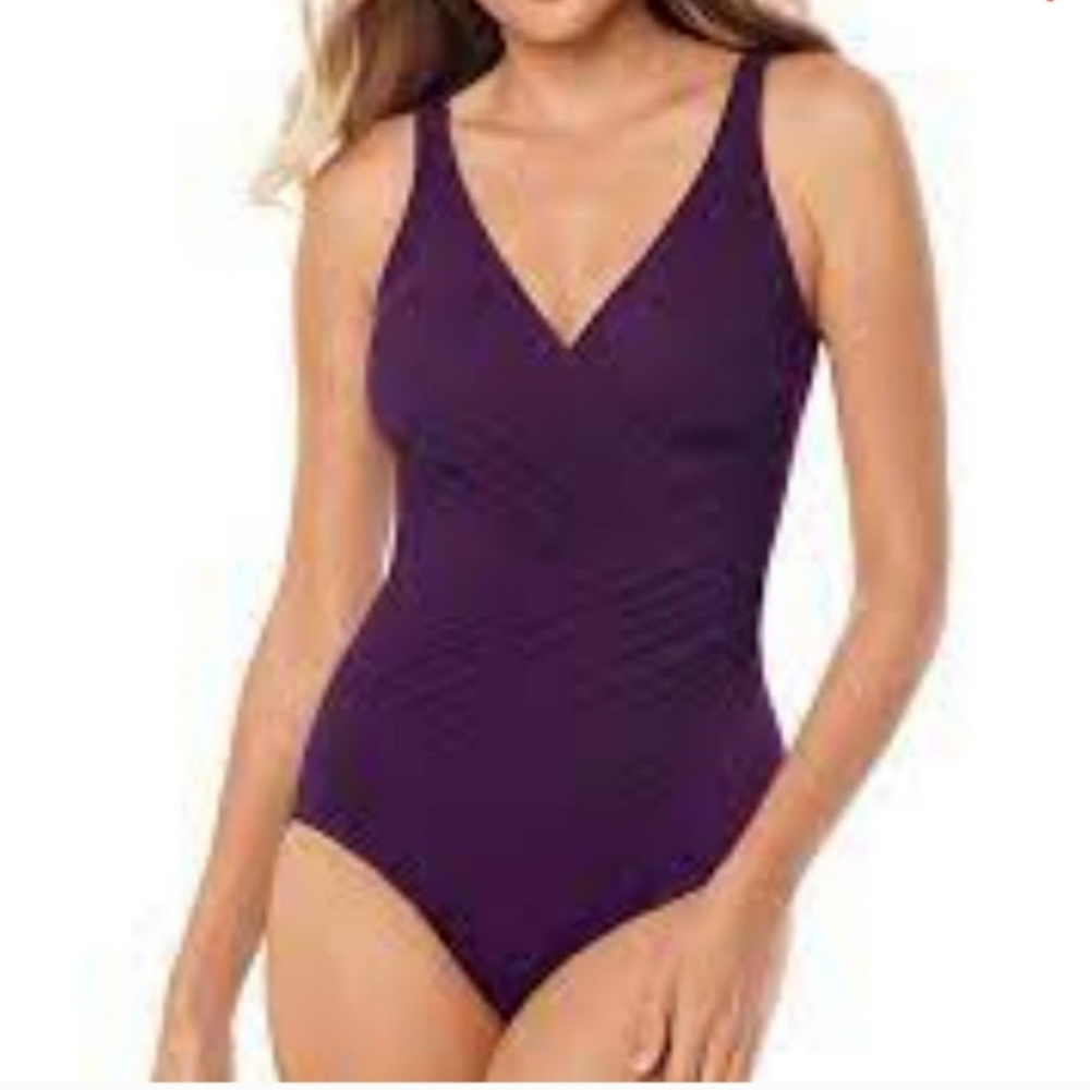 Magicsuit purple 💜 velevet swimsuit 🩱